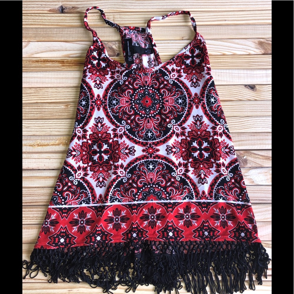 INC International Fringe Tank Top. Sz PM 🌺